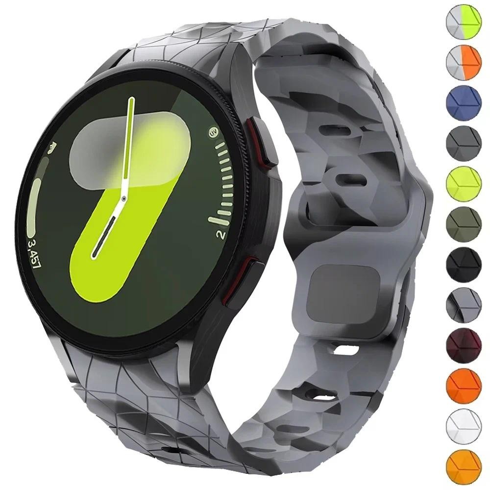 Pulseira Esportiva Para Relógio Samsung Galaxy 7 6 5 4 40mm 44mm Sem Lacunas 6Classic 43mm 47mm 5Pro Band