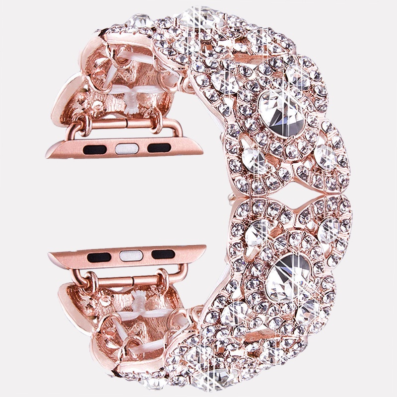 Pulseira Metálica Para pulseiras apple watch band 38mm 40mm 42mm 44mm 41mm 45mm 49mm De Inoxidável Diamante iwatch Série 8 7 6 se 5 4 3