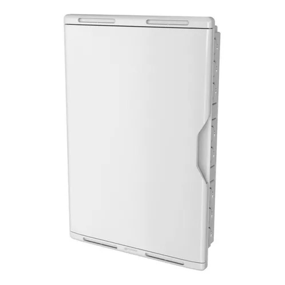 QUADRO SISTEMA VDI EMBUTIR 30X50 TV/REDE/TELEFONE PVC RESISTENTE - KRONA