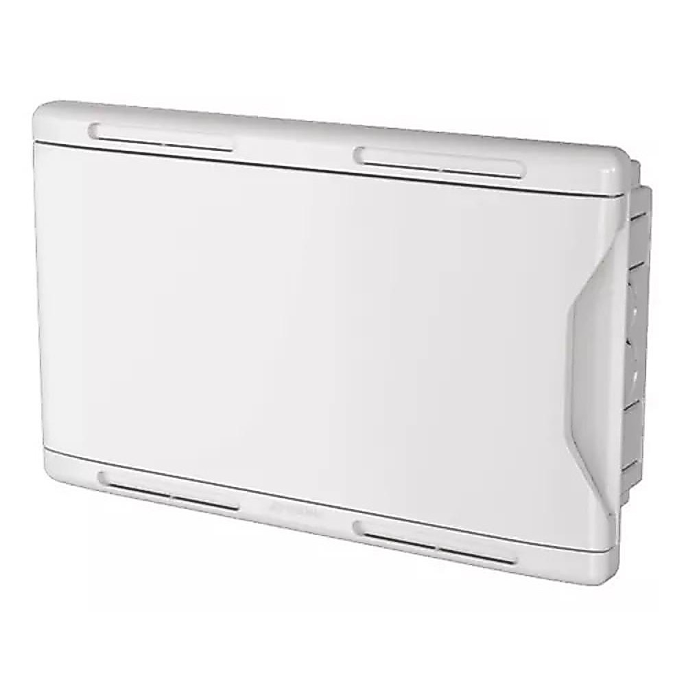 QUADRO SISTEMA VDI EMBUTIR 30X20 TV/REDE/TELEFONE PVC RESISTENTE - KRONA