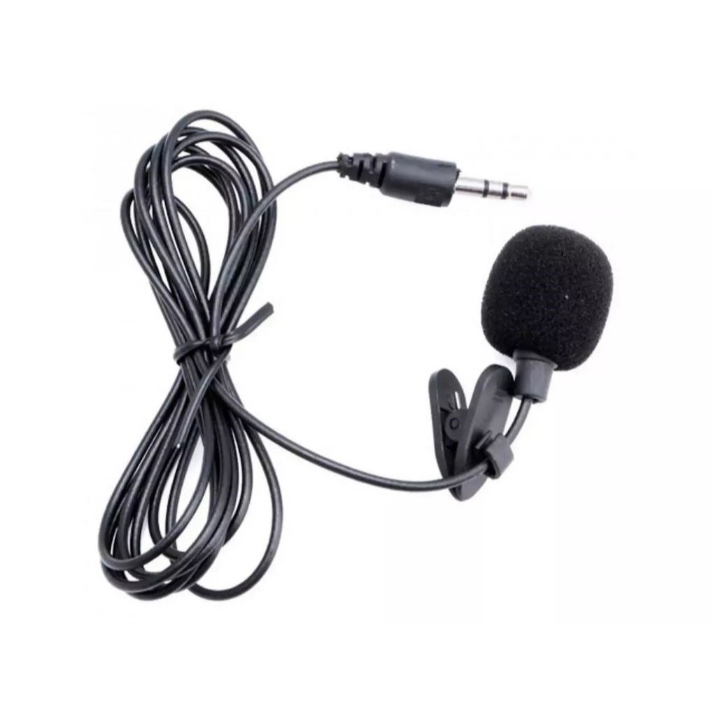 Microfone De Lapela Celular Smartphone Profissional Stereo P3 3,5mm AUX Youtuber Celular