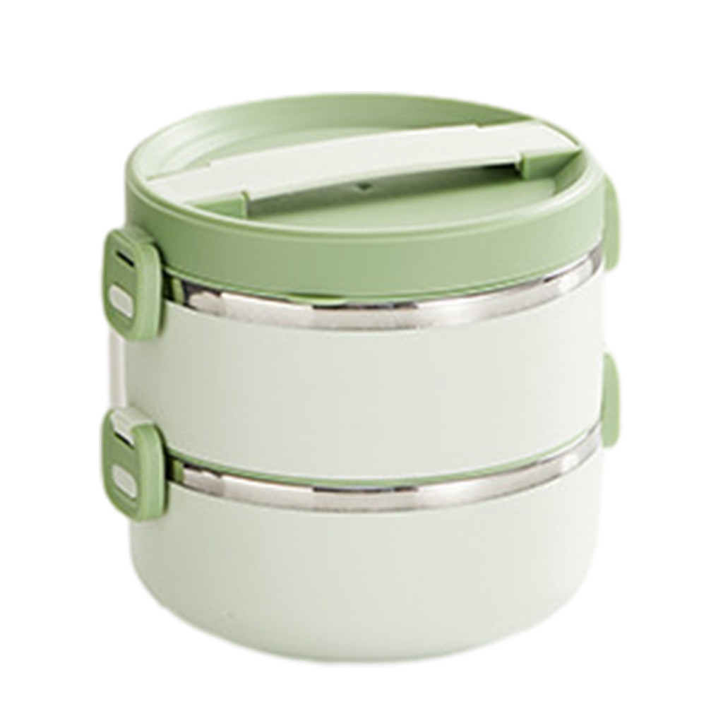 4-layer Insulated Stainless Steel Lunch Box – Leak-proof Stackable Bento Container Portable Thermal Food Storage for S