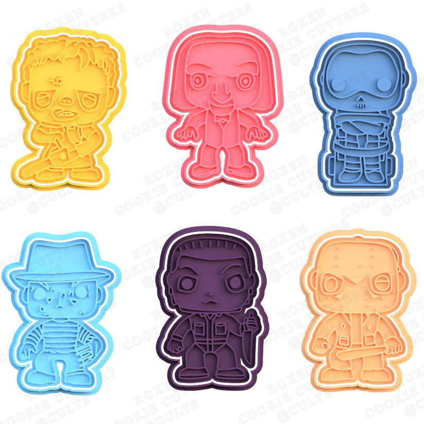 Cortador de Biscoitos em Formato  PERSONAJES DE FILMES DE HORROR