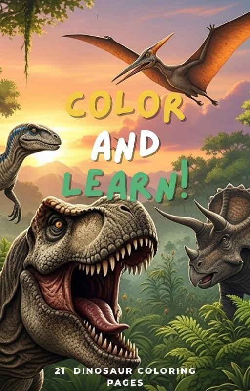 Dinosaur Color and Learn