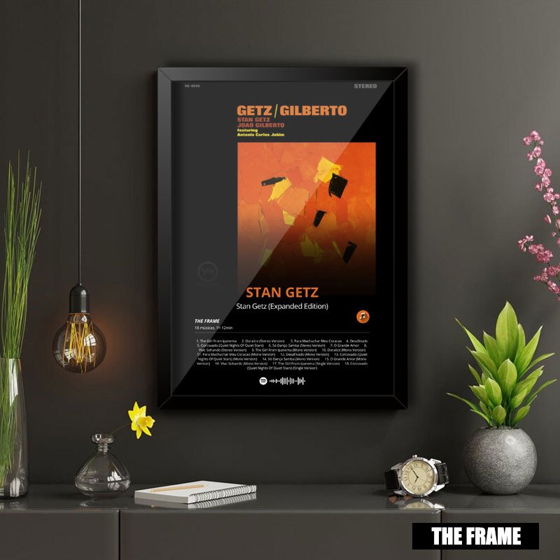 Quadro Decorativo A4/A3 Spotify Getz/Gilberto Album Stan Getz (Expanded Edition)