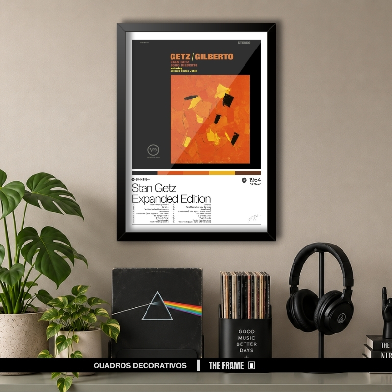 Quadro Decorativo A4/A3 Spotify Album Getz/Gilberto (Expanded Edition)