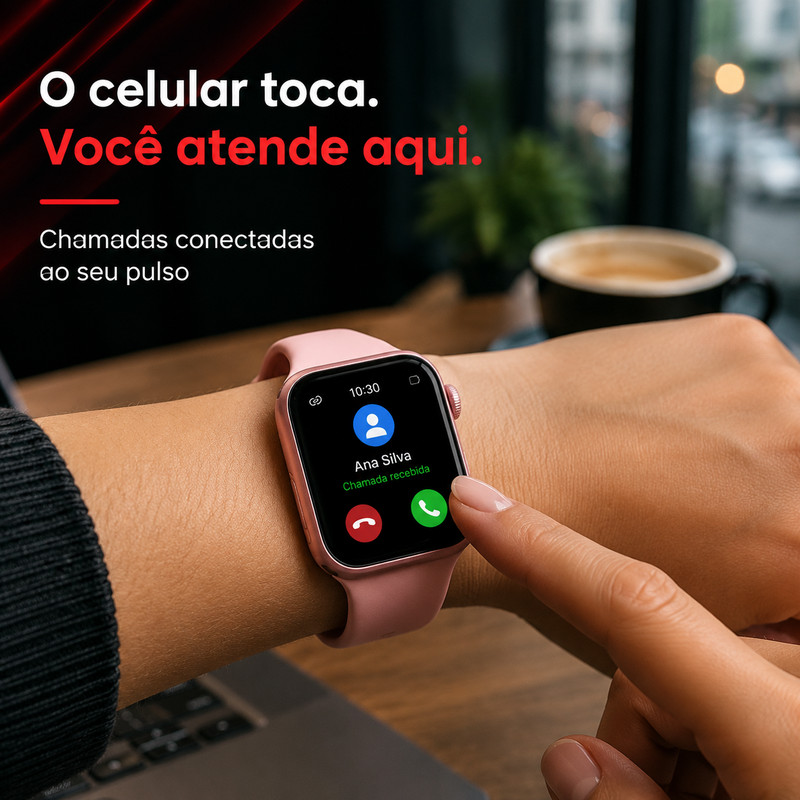 [OneEscolha] Novo smartwatch 2026 Mini, Pro e Plus com 2 opções de pulseira, design moderno, adequado para diversas ocas
