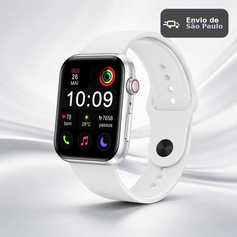 [OneEscolha] Smartwatch Mini, Pro e Plus de 38mm, vem com duas pulseiras, design moderno, adequado para diversas ocasiõe
