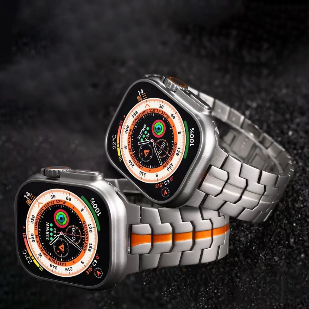 Iron Man Metal Pulseira Aço Inox Para Apple Watch S10 11 46mm 42mm 40mm 41mm 42mm 38mm 44mm 45mm 49mm Ultra iWatch