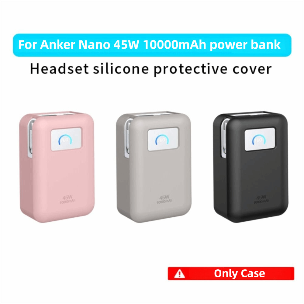 Saco Organizador De Transporte , Carregador Portátil De Silicone a1638 Protetor , Macio Para Anker Nano 45W 10000mAh