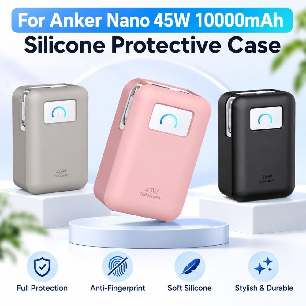 Bolsa Organizadora De Transporte , Carregador Portátil Anti-Queda a1638 Protetor , Para Anker Nano 45W 10000mAh