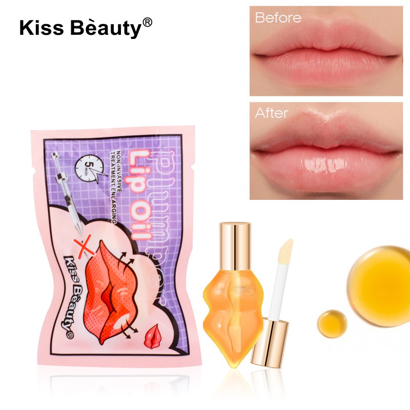 Lip Plumping Oil Enhancement Glaze Elástico E Plump Hidratante Lábios Líquido Para Iarge