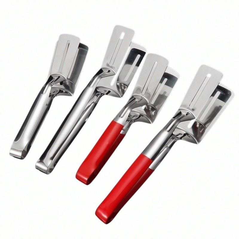【Long Handle/Flip Easily】Double-Sided Spatula Tongs For Grill and Cooking Kitchen Tongs/Barbecue