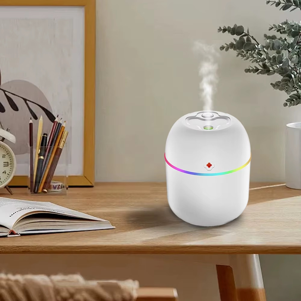 Mini umidificador de ar portátil usb atomizador aroma difusor desktop interior doméstico mudo hidratante