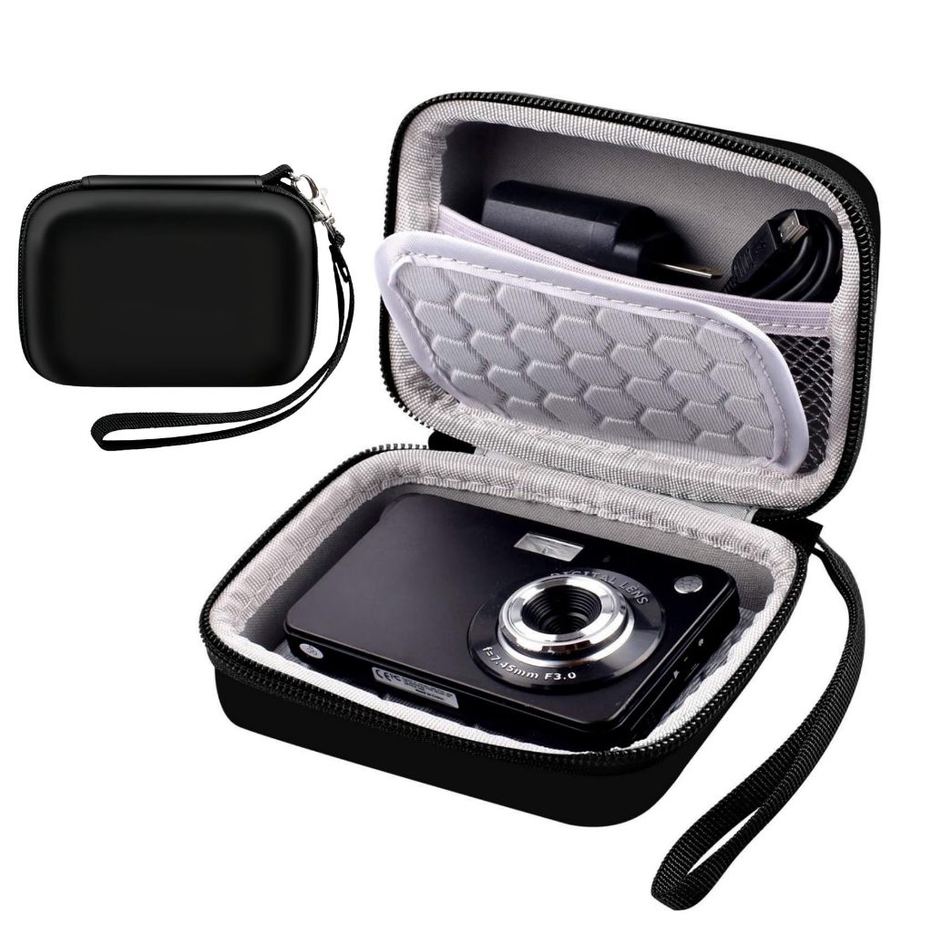 REECY Bolsa de armazenamento para câmera adequada para CAMKORY/Kodak/Sony/Canon e outras câmeras CCD carregador