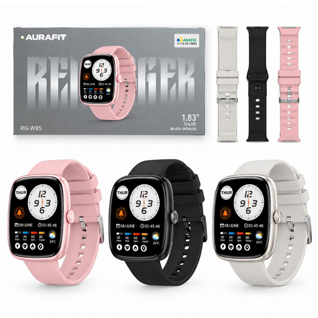Smartwatch Revenger Tela HD 1,83