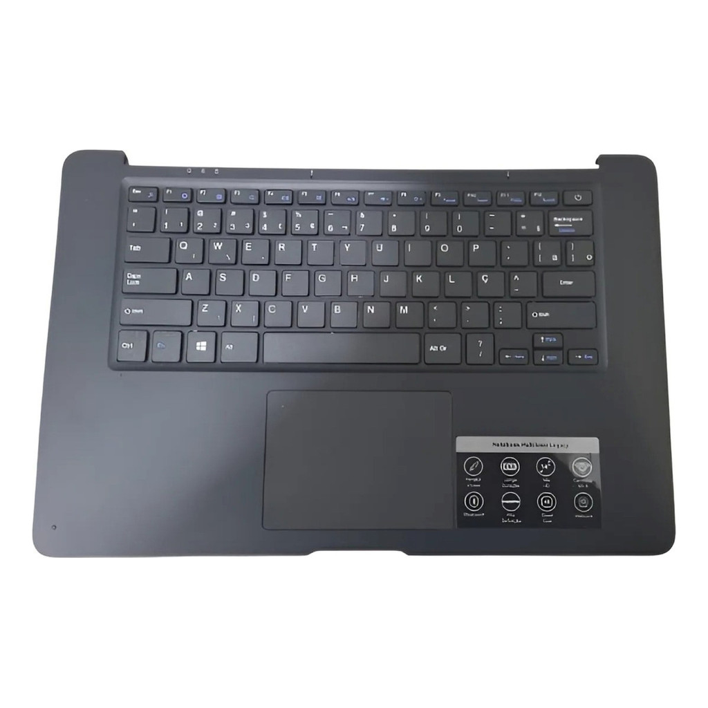 Teclado Touchpad P/ Notebook Multilaser Legacy Wt1406 Preto
