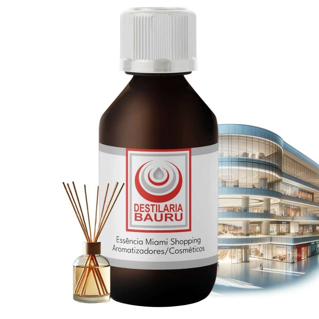 Essência Miami Shopping Uso Aromatizadores/Cosméticos - 100 ml