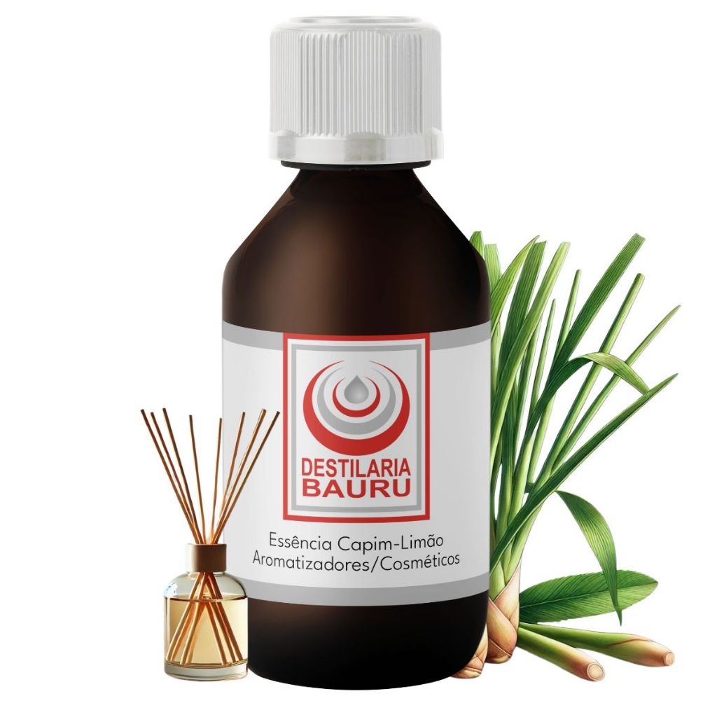 Essência Capim Limão - Uso Aromatizadores/Cosméticos - 100ml, 500ml, 1L