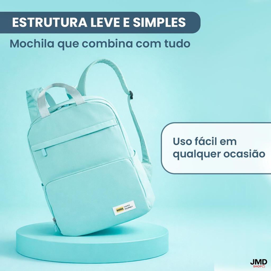 Mochila Leve para Uso Diário com Design Clean e Urbano