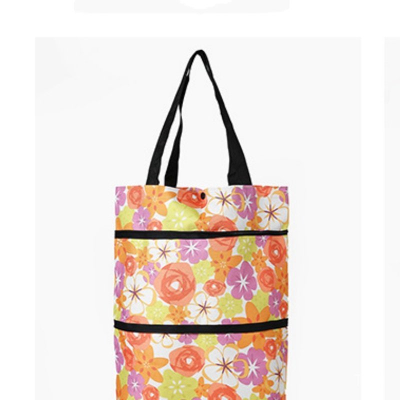 1/2 Unidades  Bag De Compras Com Roda Design De Arrasto Fácil De Plegar Portátil Armazenamento 3D Regulação De Volume