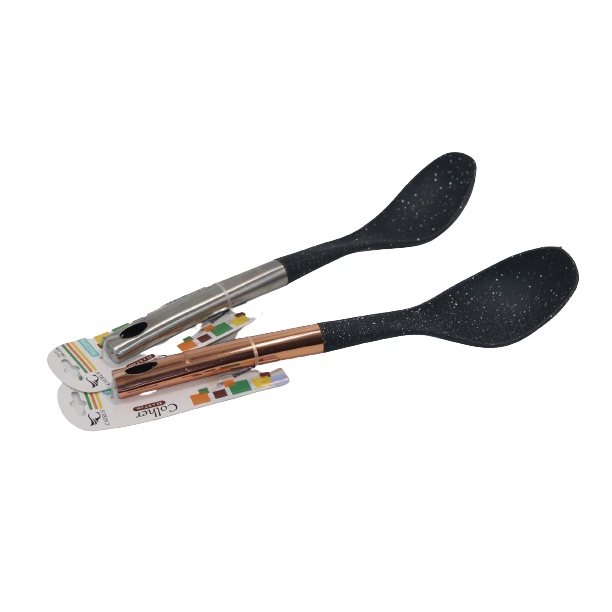 Colher de Silicone com Cabo Plástico Color 33cm x 6cm- Caerus