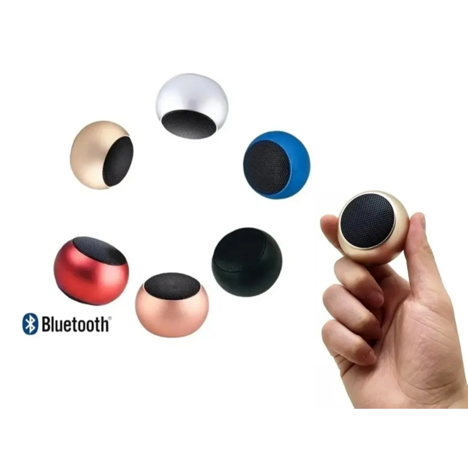 Caixinha De Som Bluetooth Metal Mini Amplificada 5w