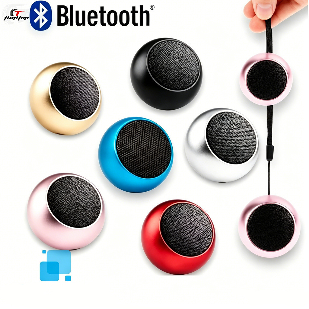 Mini Caixinha De Som De Metal Bluetooth Amplificada de 3W Potente m3 Tws