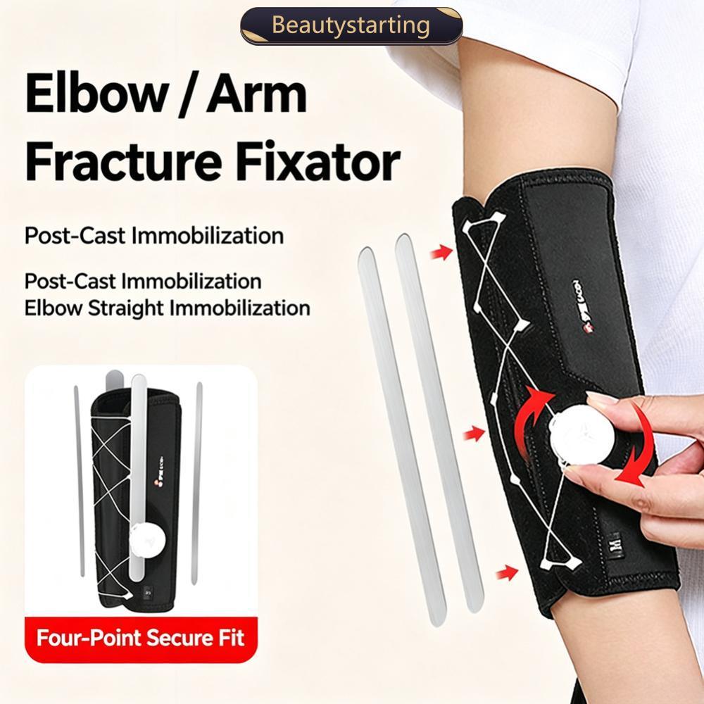 BEAUTYSTARTING Botão Ajustável Cotovelo Tala Cinta Imobilizador Noturno Para Túnel Cubital E Nervo Ulnar Suporte De Dorm
