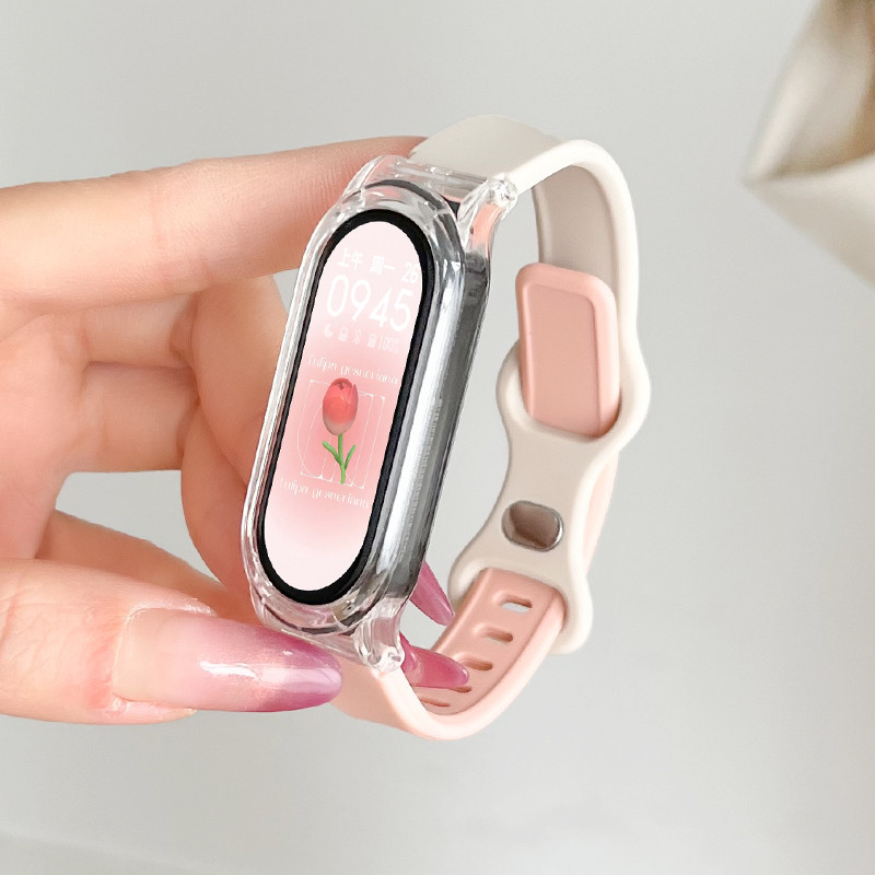 Pulseira De Silicone Para Xiaomi Mi Band 11 10 9 8 7 6 5 4 3 SmartWatch Substituição Sport Bracelet Cover Miband Acessór