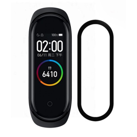 Pelicula Proteção Mi Band 4 5 Xiaomi SmartBand Full Cover Silicone Flexível