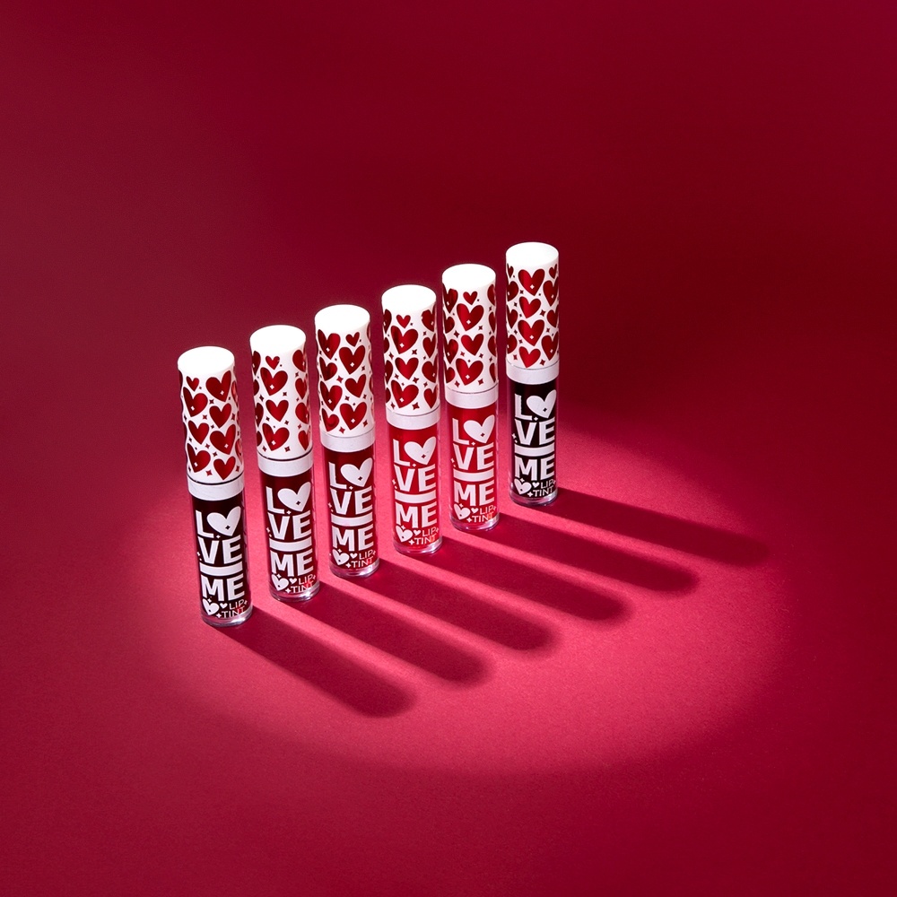 Kit 6 Lip Tint Love Me Mahav Batom Tinta