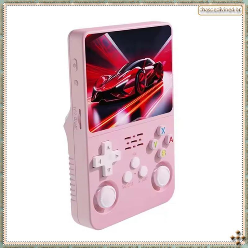 [Ykr] Console De Jogos Portátil Retro R36S Tela IPS De 3.5 Polegadas , Joystick 3D Duplo , Bateria De 3200mah 64G
