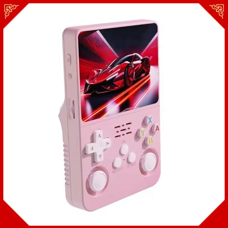 Console De Jogos Portátil Estilo Retrô R36S Tela IPS De 3.5 Polegadas Joystick 3D Duplo 3200mah Bateria 64G