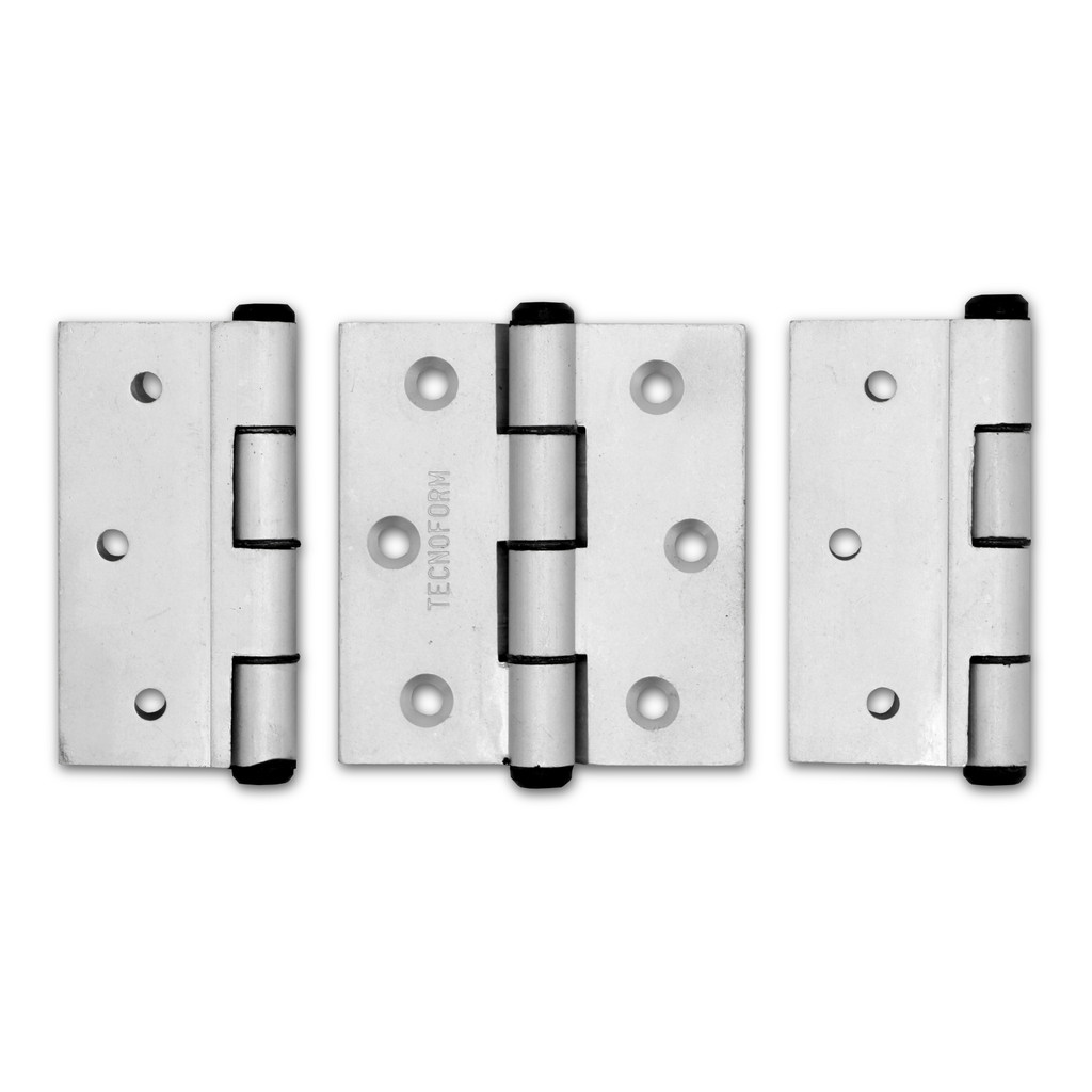 Kit 3 Dobradiças 70x70 Porta Abrigo Tela Kit 3 Pc Pino Reforçado para portas de giro ou sobrepor