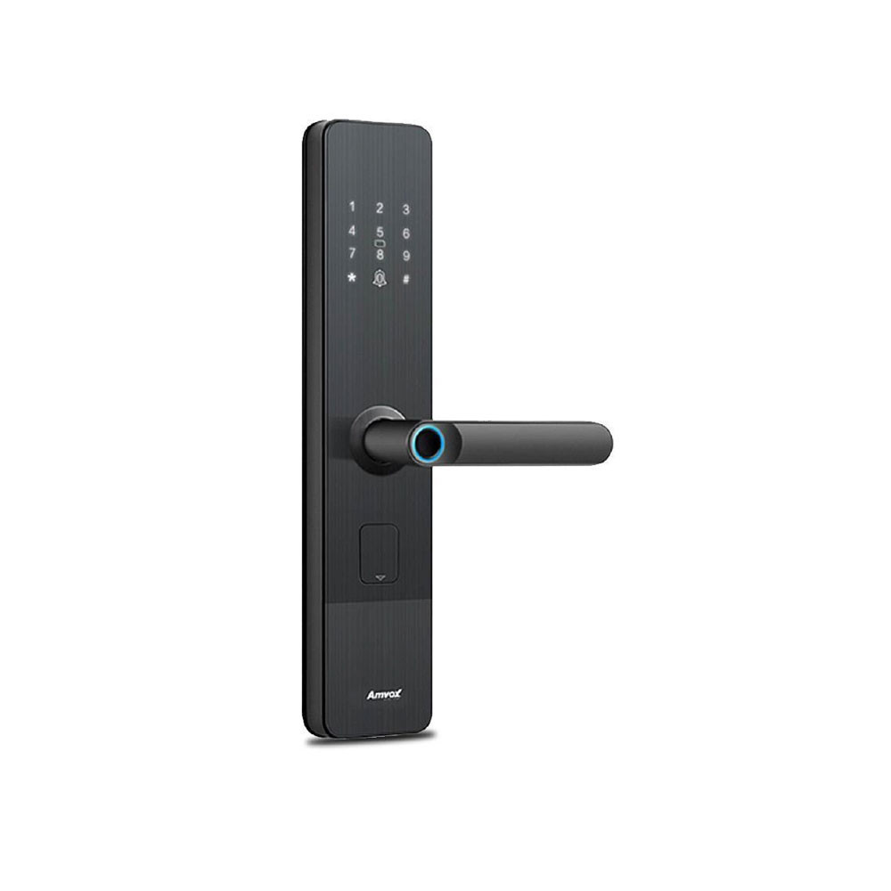 Fechadura Eletrônica Touch Screen Amvox AFC 1000 Preto Digital tag