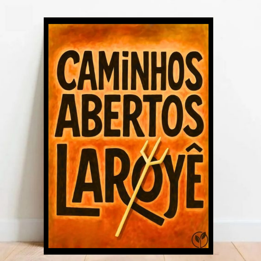 Quadro Placa Decorativa Meu Orixá e Mensagens - Umbanda/Candomblé axé Oxala com moldura 018
