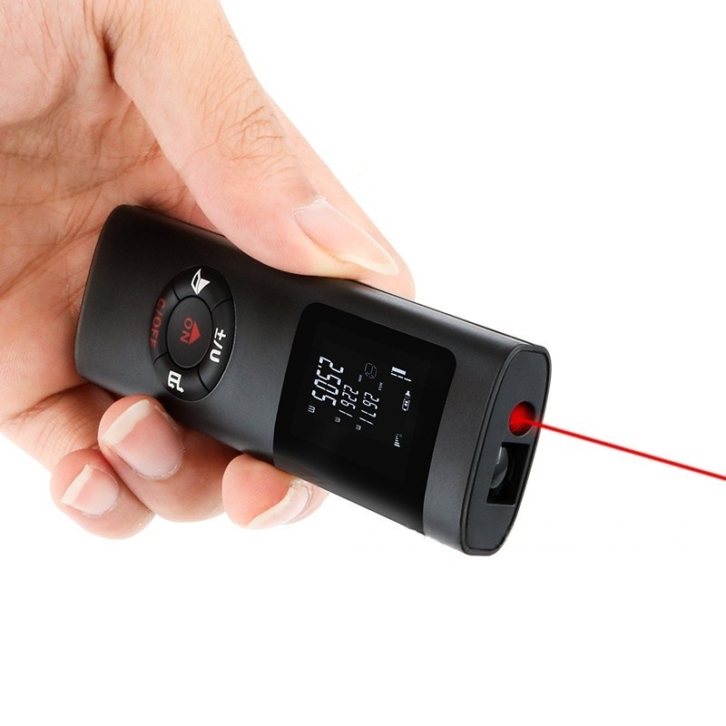 40m/60m portátil medidor de distância a laser recarregável telêmetro diastímetro backlight digital range finder para uso