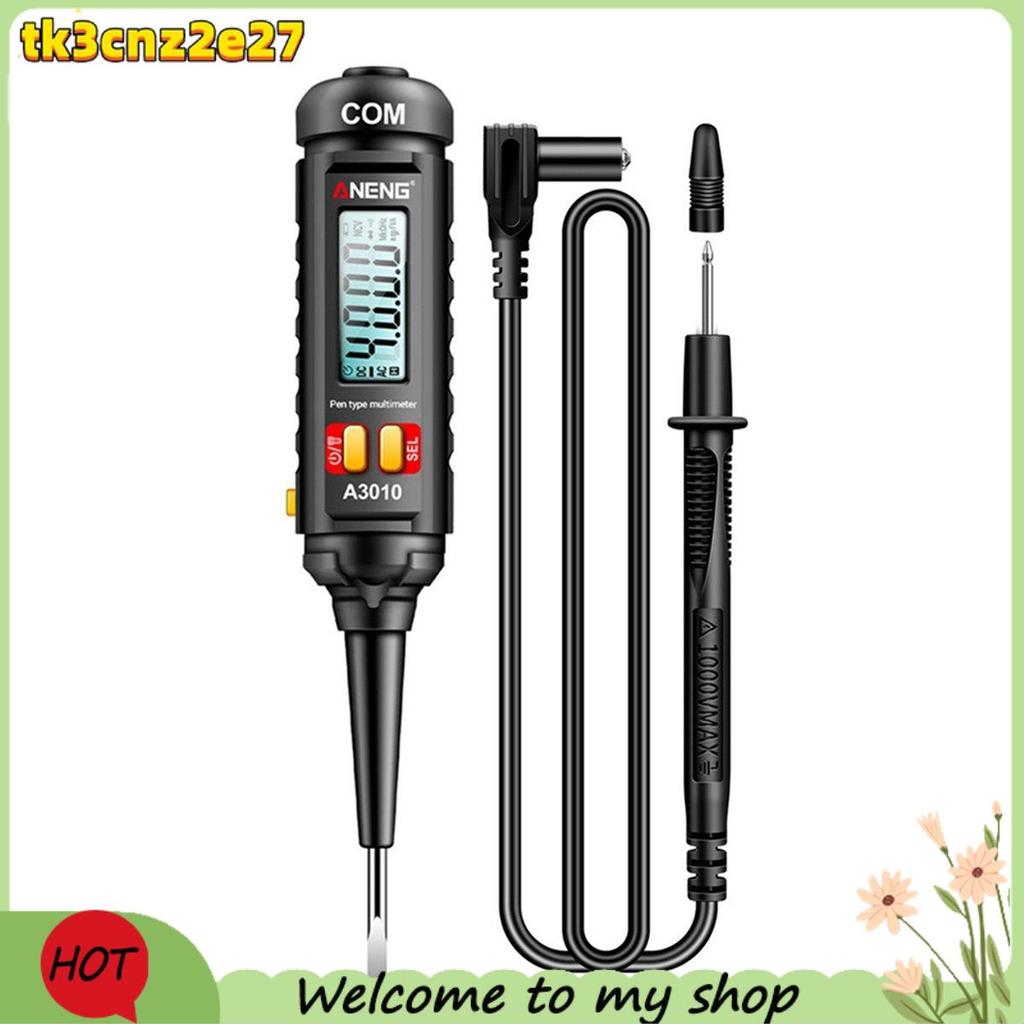 Conta Multímetro Tipo Caneta True-RMS Backlight Multi Medidor 4000 Digital Auto Range Tester LCD Ferramentas Para Eletri