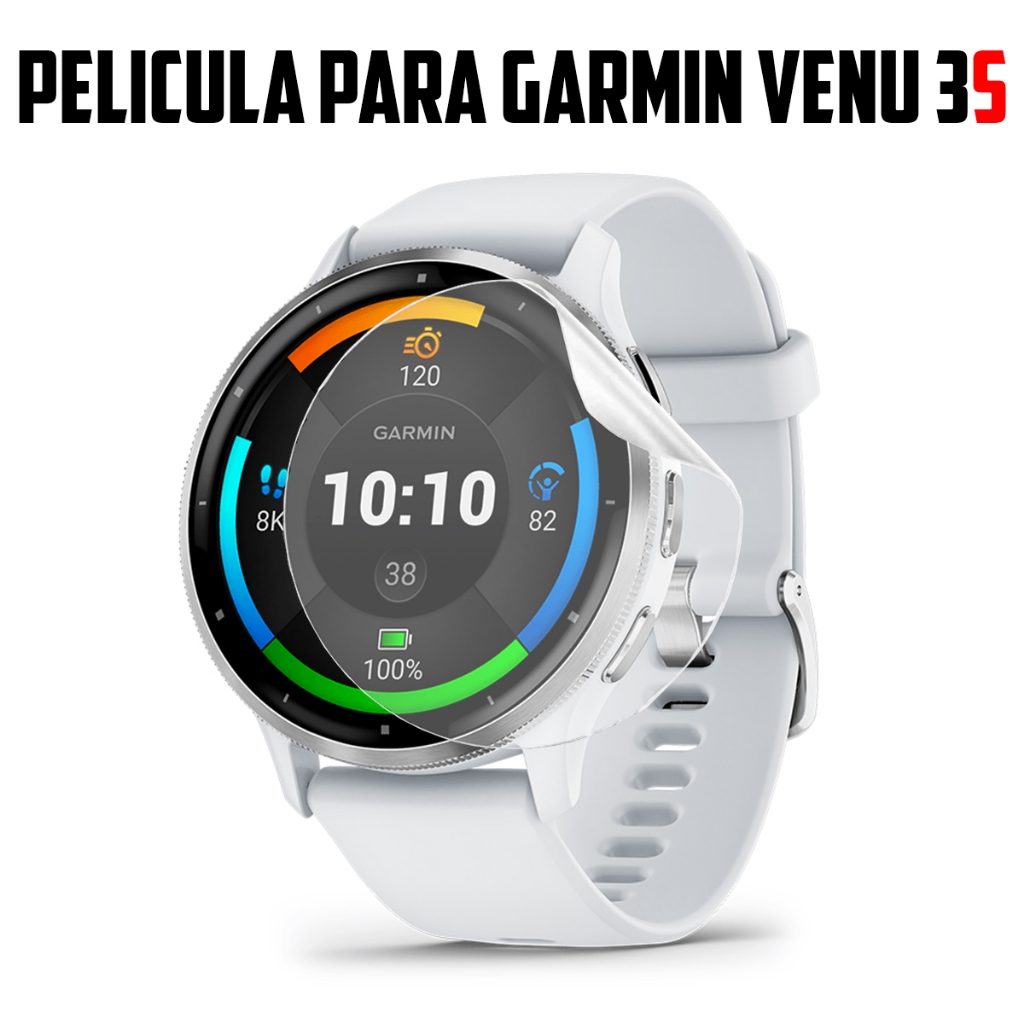 Película proteção de tela para Garmin Venu 3s de TPU Hydrogel Proteção de Tela Resistente Flexivel