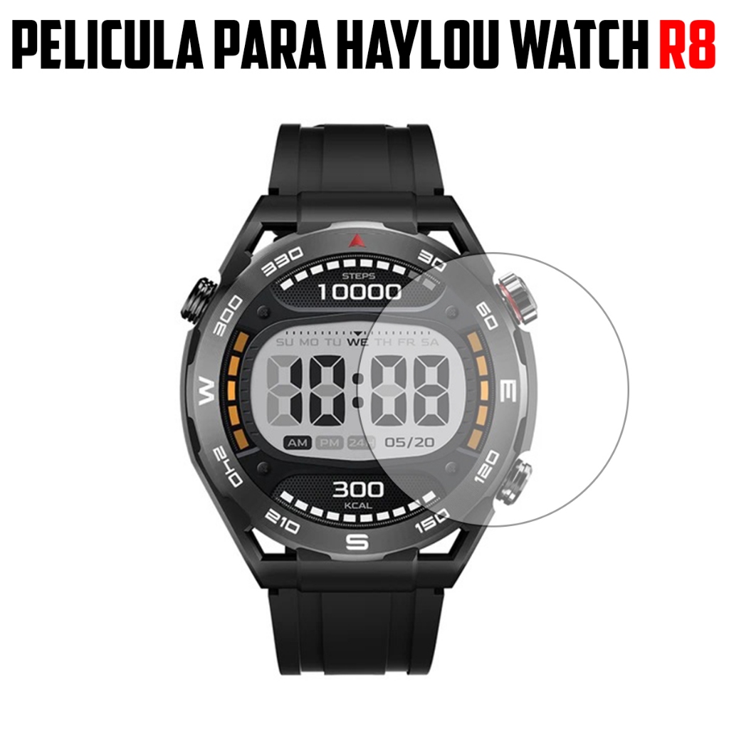 Película para Haylou Watch R8 de vidro temperado Proteção de Tela