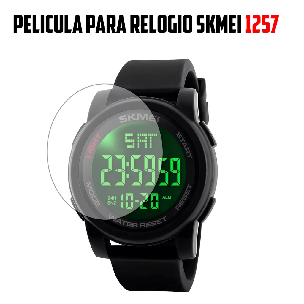 Película proteção de tela para Relógio SKMEI 1257 de TPU Hydrogel Proteção de Tela Resistente a risco Flexivel