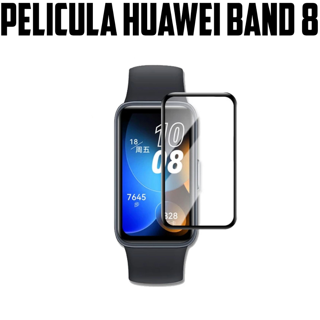 Película 3d Proteção Tela Para Smartwatch Huawei Band 8