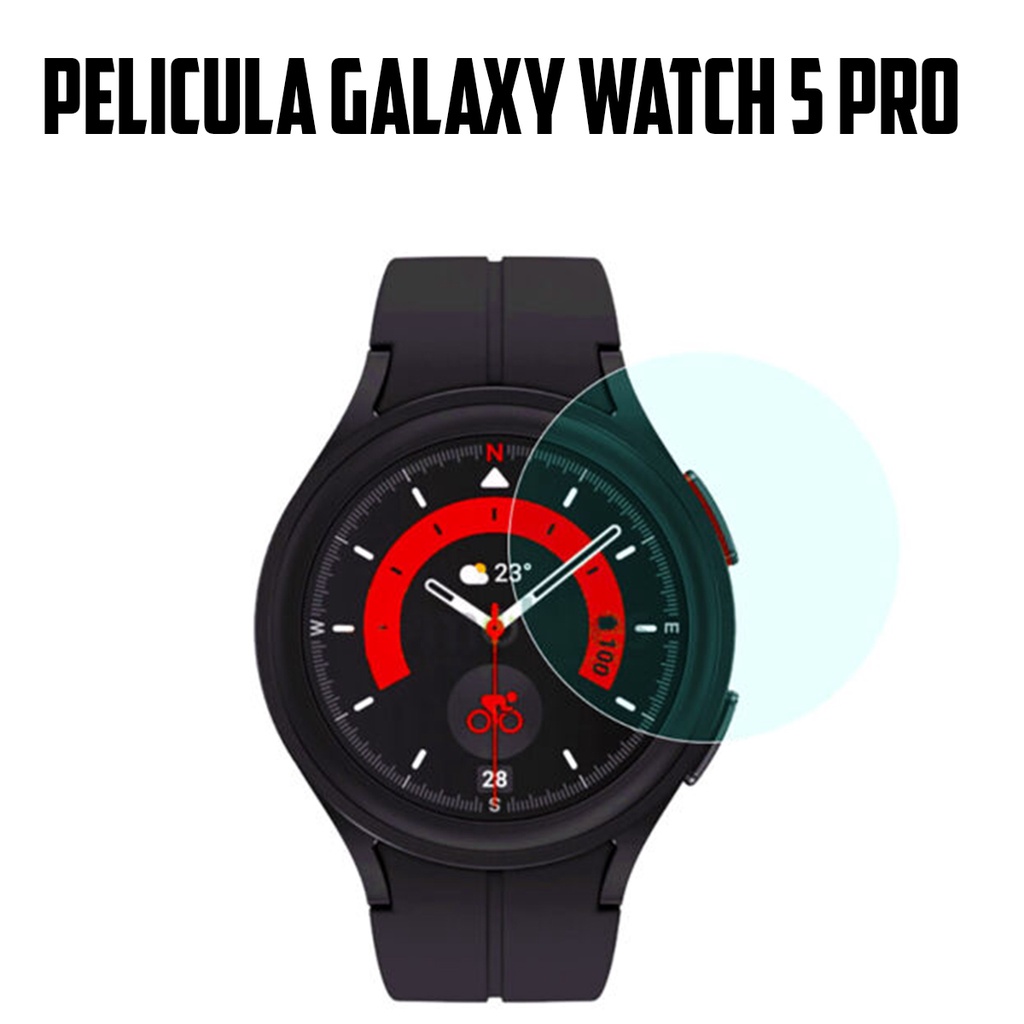 Película de vidro temperado para Smartwatch Samsung galaxy watch 5 pro 45mm Proteção Tela