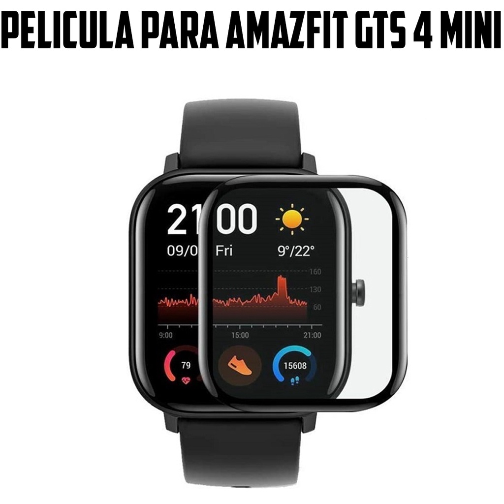 Película 3d Proteção Tela Para Smartwatch Amazfit GTS 4 Mini