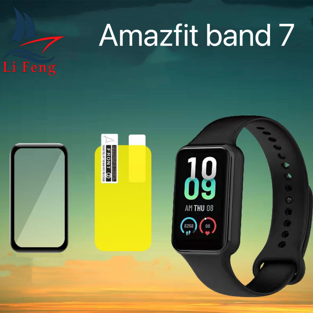 Película de 3d E gel TPU Smartwatch De Tela Completo Para Amazfit  Band 7/Band pro/Redmi Band2