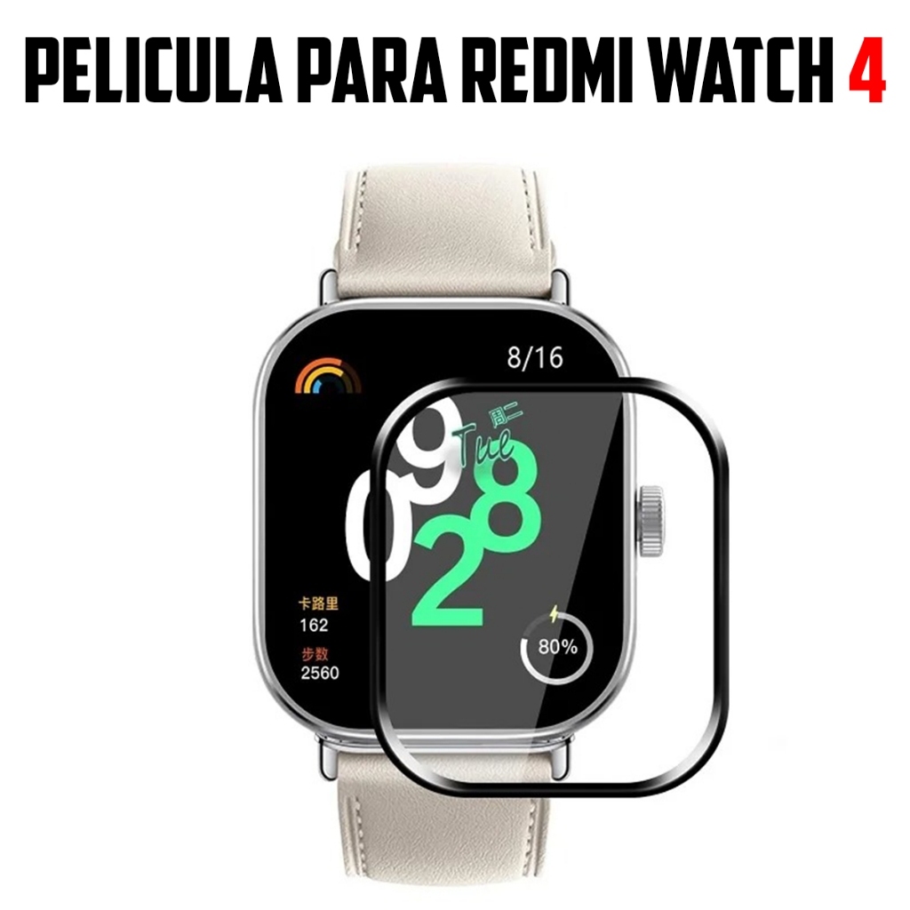 Película 3d Smartwatch  De Tela Completo Para Xiaomi Redmi Watch 4