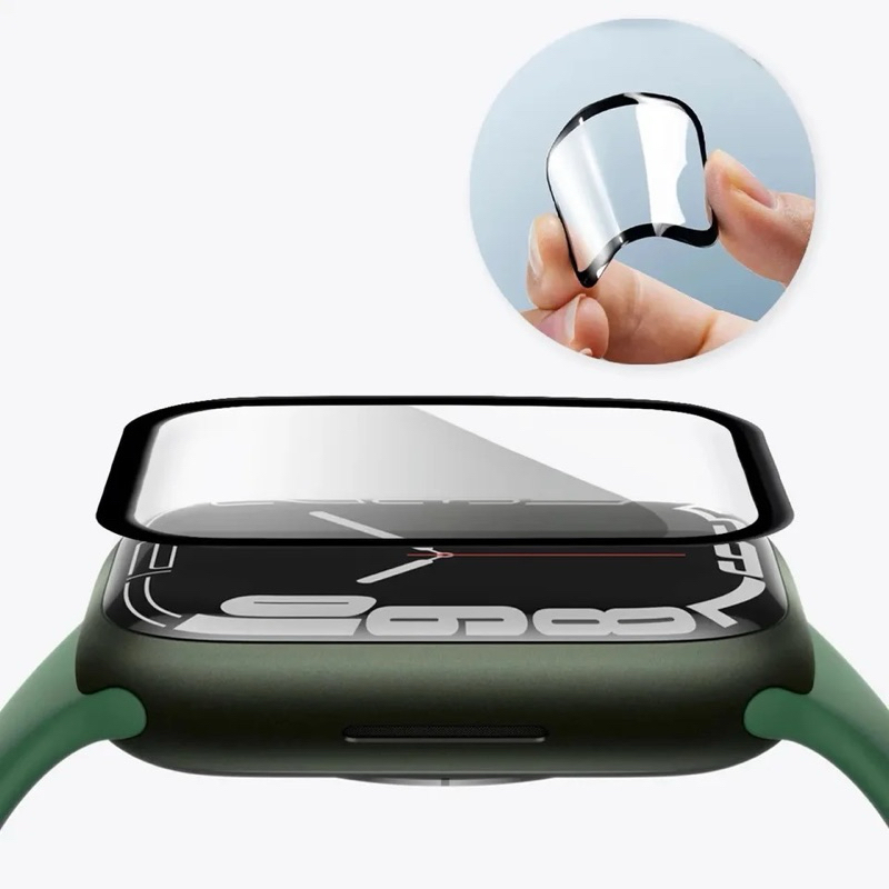 Combo 4 Películas Anti-impacto proteção tela Apple Watch Nano Gel 3D serie 1/2/3/4/5/6/7/8/9 Se e Ultra