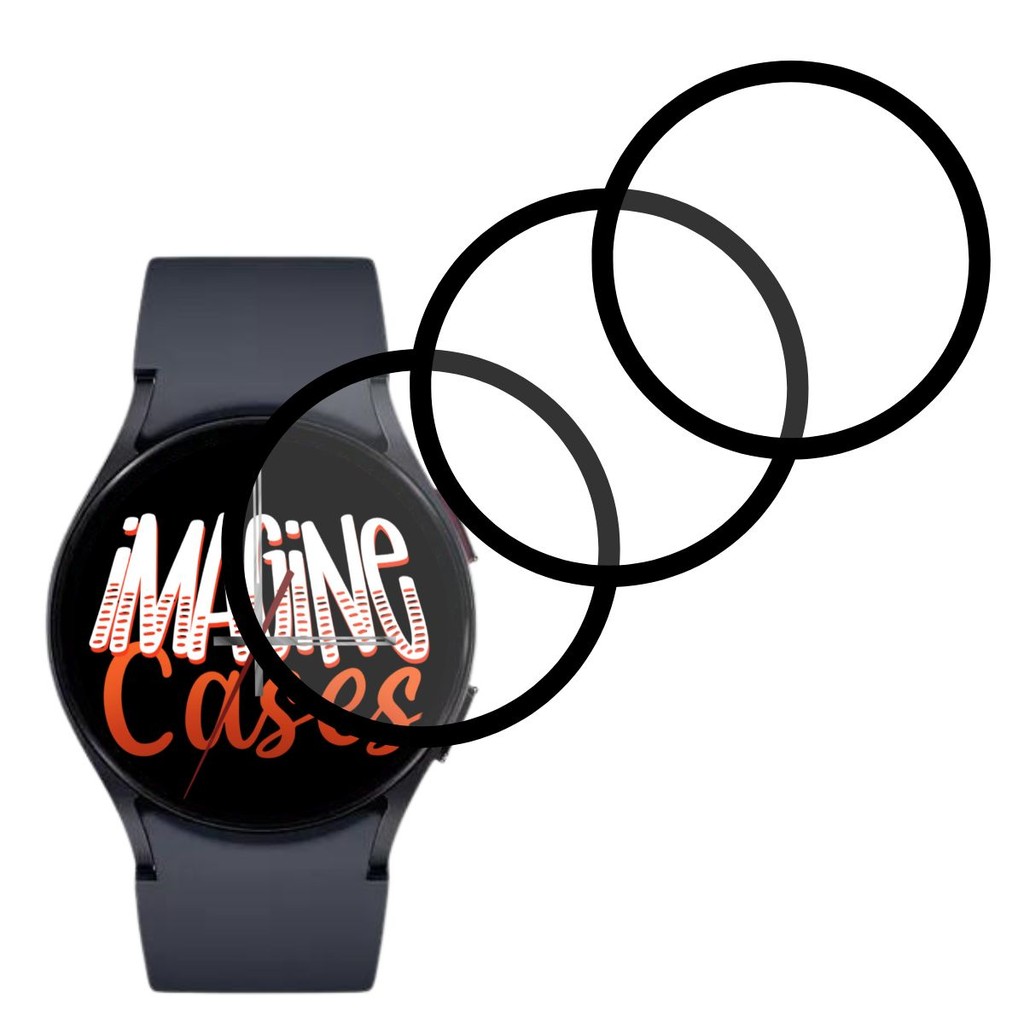 3x Película 3d Para Galaxy Watch 6 44mm Cobre a Tela Toda