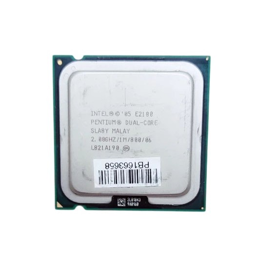 PROCESSADOR INTEL PENTIUM DUAL CORE E2180 2.0 GHz CACHE L2 1 MB SOCKET LGA 775 2 NÚCLEOS 2 THREADS